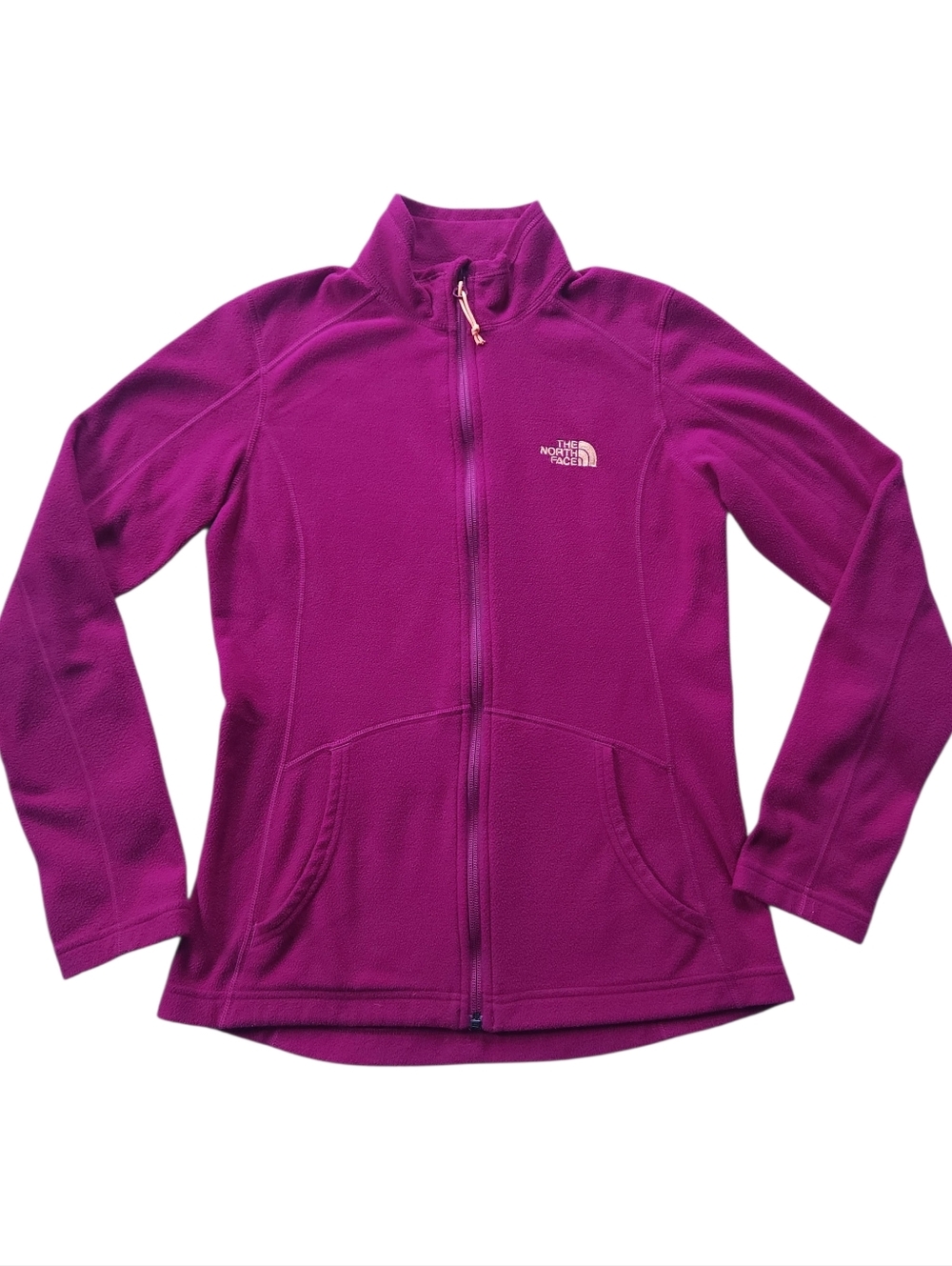The North Face Glacier Full Zip Fleece Pink Magenta Jacket Size S
